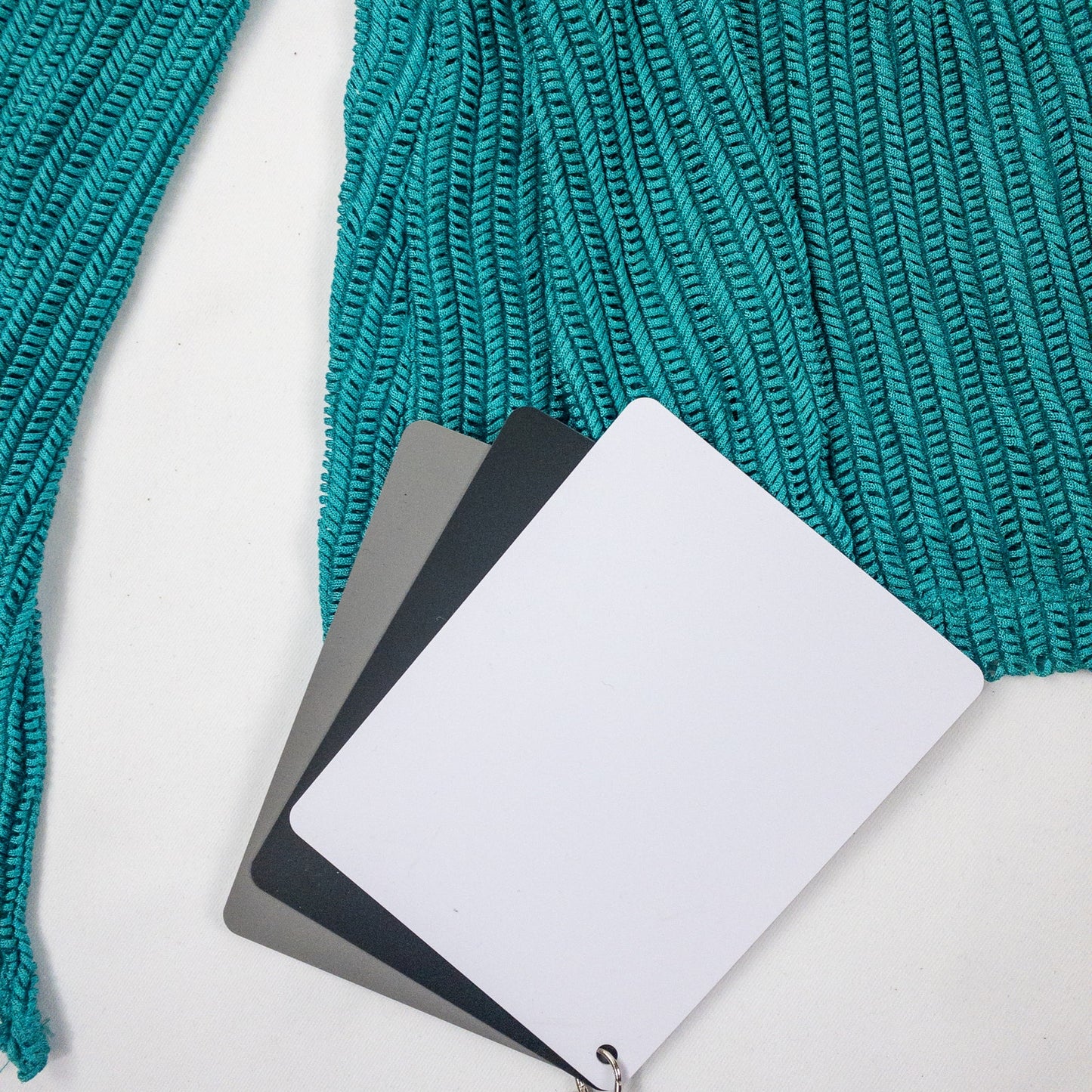 Maggie Barnes Teal Green Ribbed Open Cardigan Womens 1X 18 / 20 Plus Size