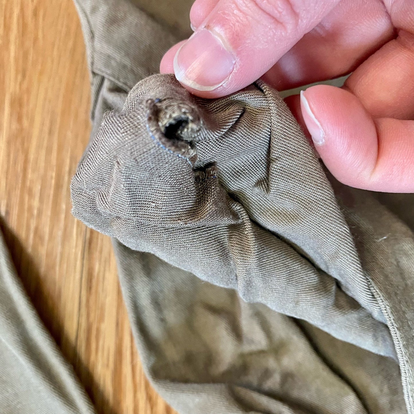 Maggy London Vintage Khaki Minimal Western Jumpsuit Womens 0-2