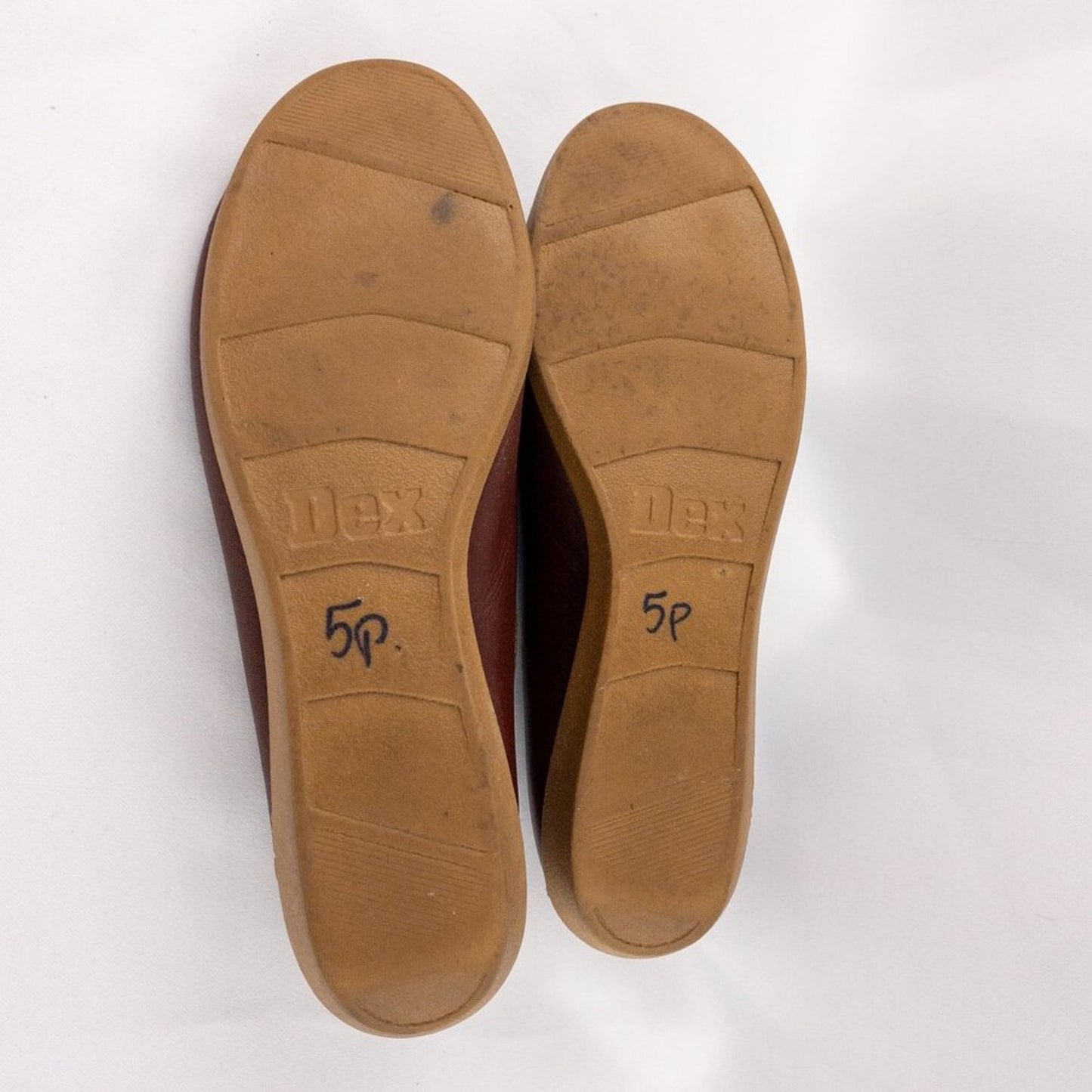 Dexter Vintage Brown Handmade Leather Loafer Shoes Womens 7.5