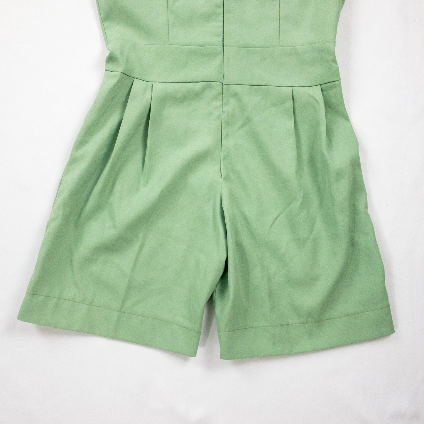Vintage Pastel Green Classy Romper Playsuit Womens XSmall