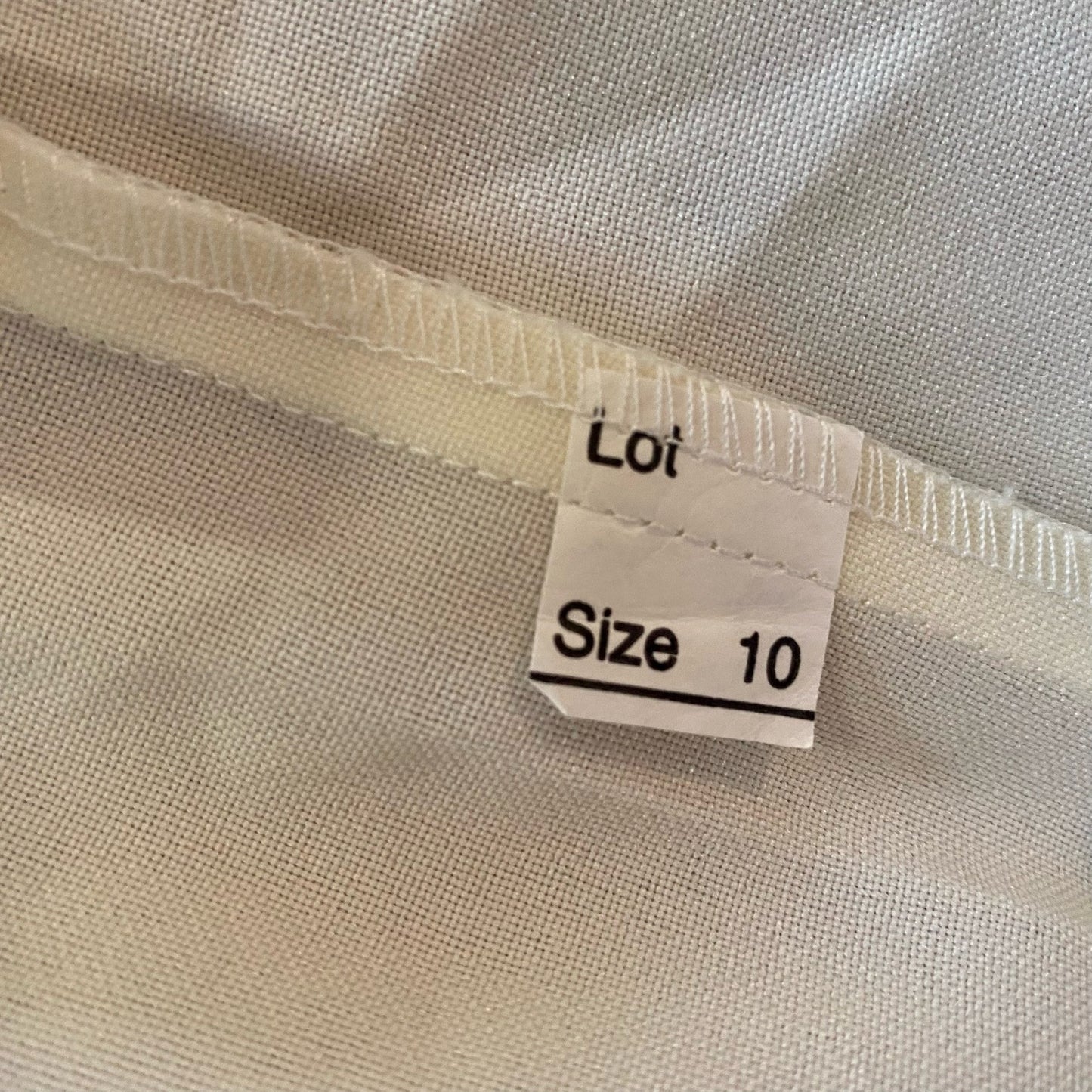 BFA Classics Ivory Cream Straight Leg Dress Pants Womens 10
