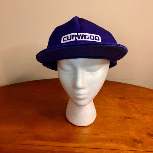 DA Vintage Curwood Packaging Food Blue Baseball Cap Hat Unisex Mens One Size