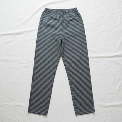 Kellwood Company Black Gray Striped Slim Pants Womens 4