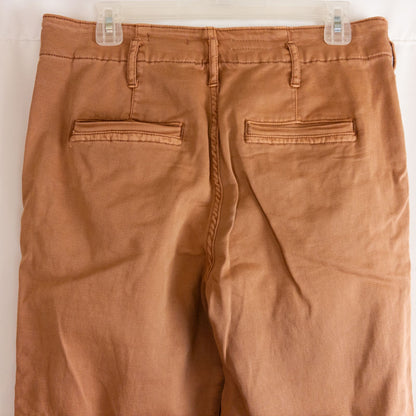 Anthropologie Pilcro pink brown terra cotta pants with button fly and side pockets image 6