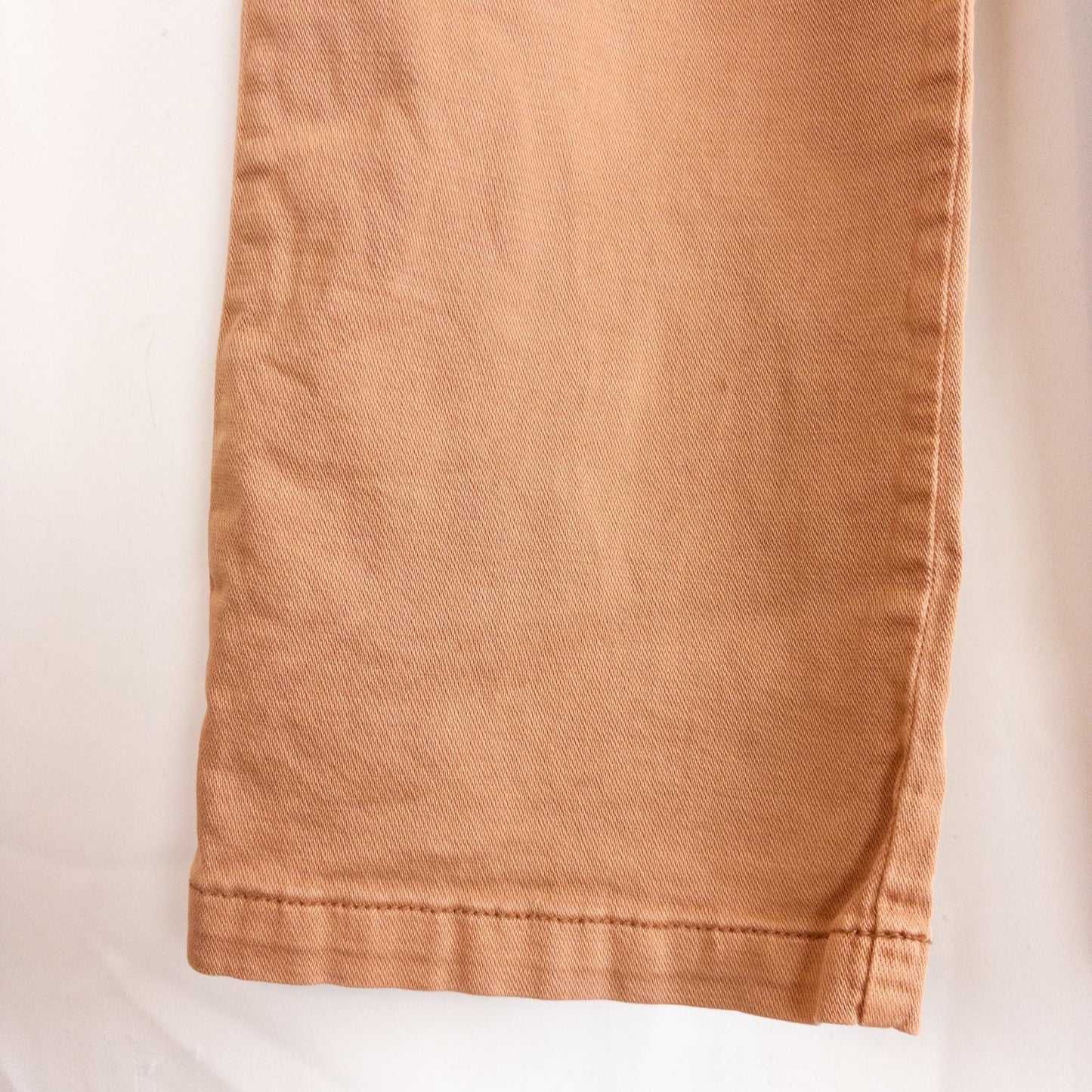 Anthropologie Pilcro pink brown terra cotta pants with button fly and side pockets image 4