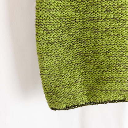 Crazy Horse vintage green knit sweater vest with v-neck and sleeveless design image 3