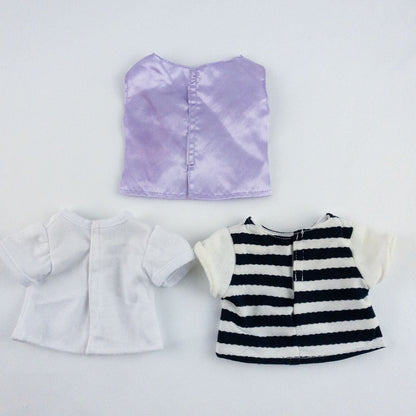 Lot of 13 Battat Our Generation doll clothing shoes and accessories in multiple colors including purple, red, gold, and blue image 10