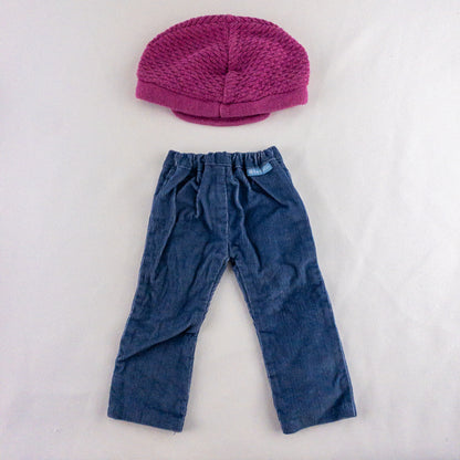 American Girl Doll Casual Chic Outfit Purple Polka Dot