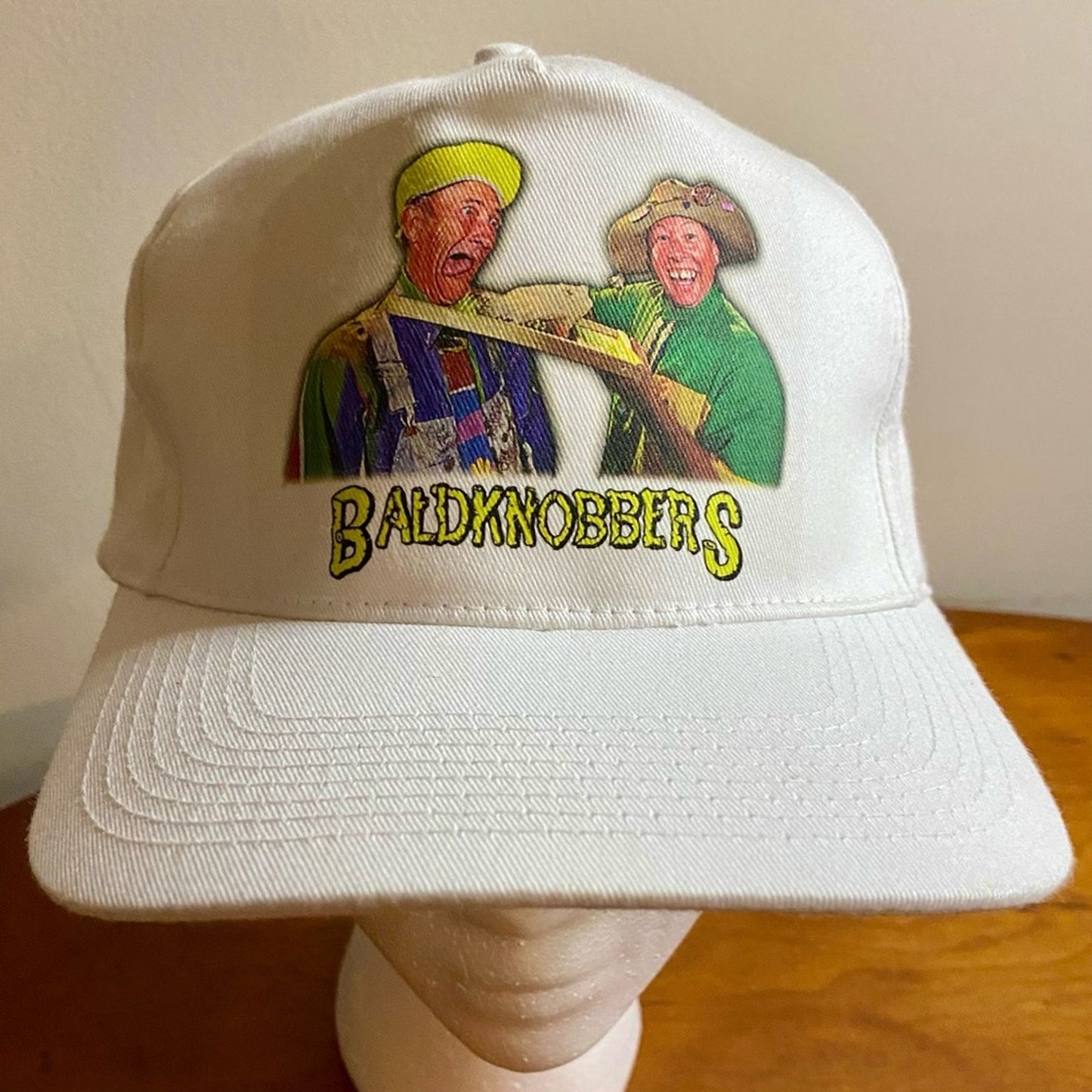 Baldknobbers Vintage White Comedy Show Trucker Hat Unisex Mens One Size