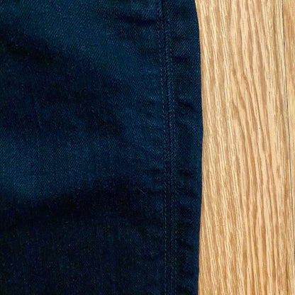 Hudson Collin Flap Skinny Jeans Black Mid Rise Womens 25