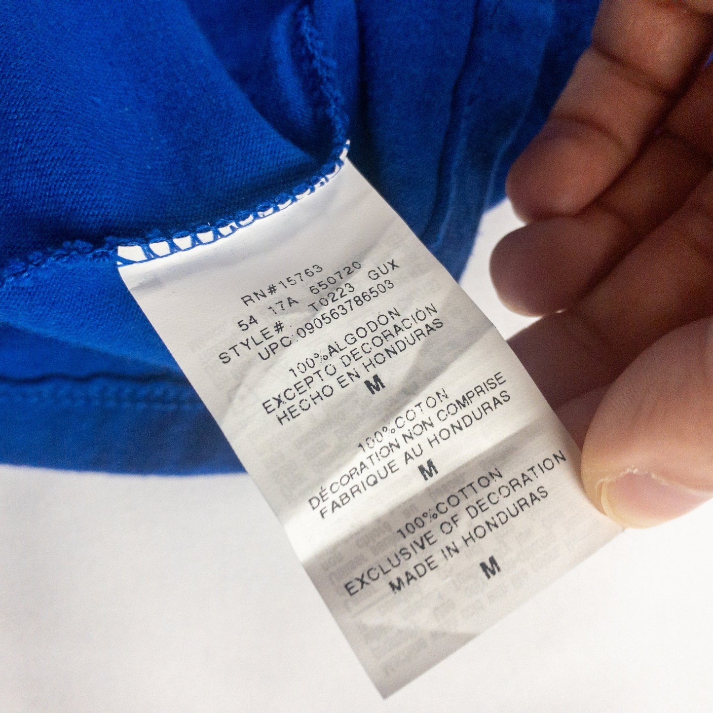 Champion Vintage Blue Casual Tee Shirt Top Mens Small / Medium