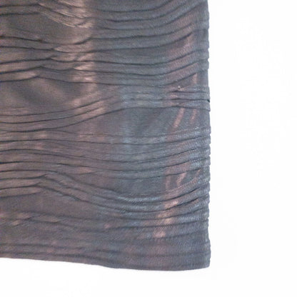 Joseph Ribkoff black pleated sleeveless minidress hanging on hanger with textured fabric image 5