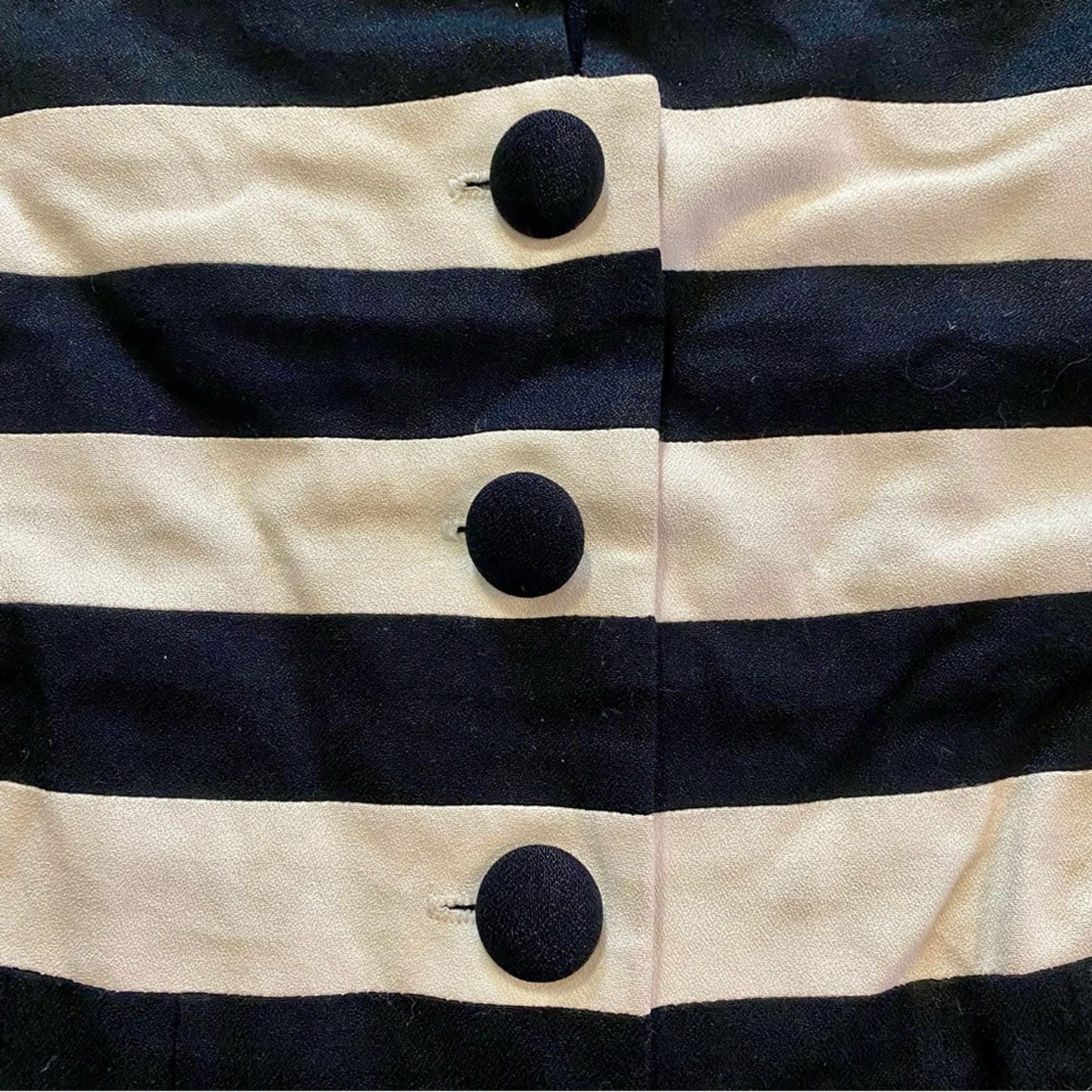 Lori Snyder Dani Max Vintage Black Striped Blazer Jacket Womens Medium / Large
