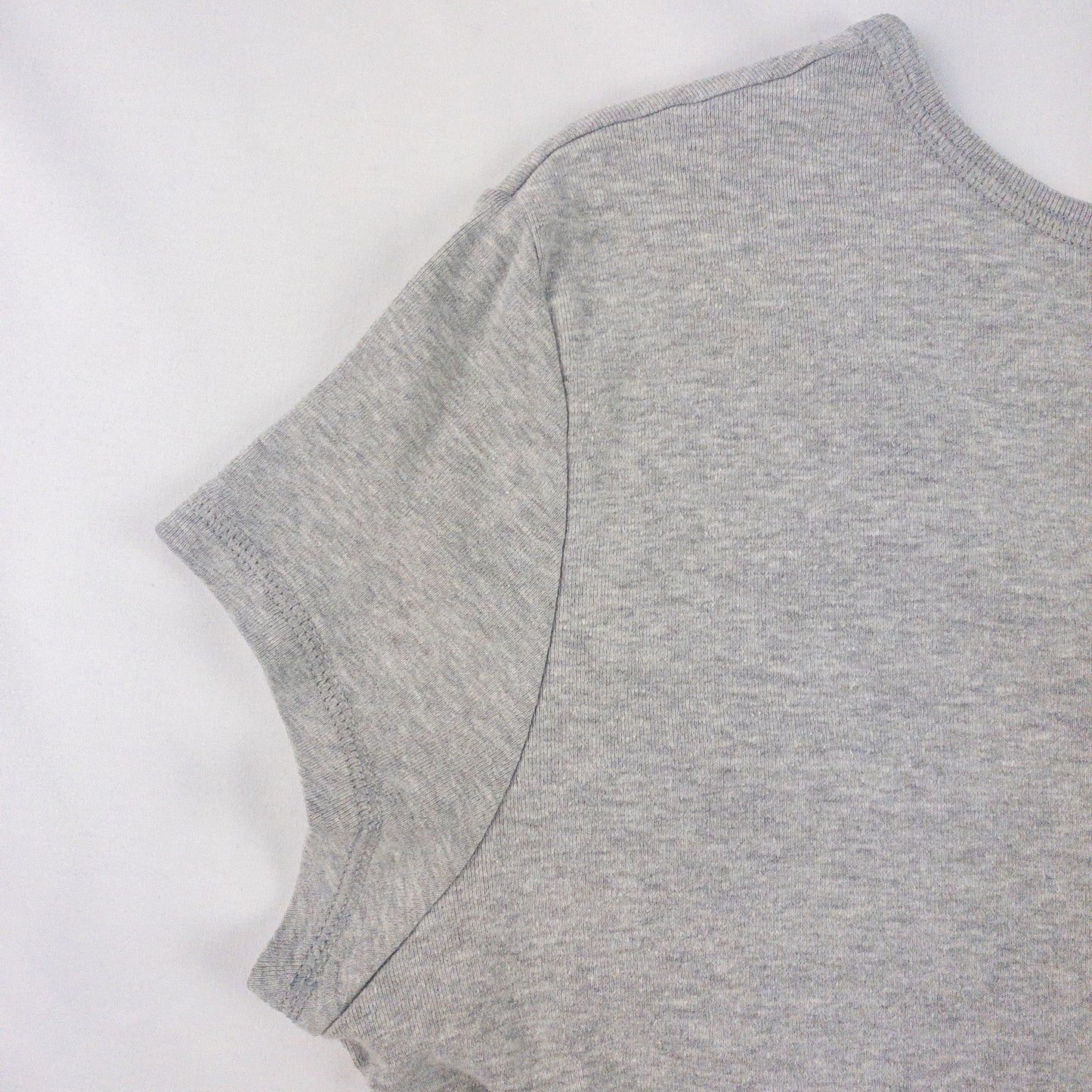 Champion Heather Gray V Neck Slim Tee Shirt Womens Large