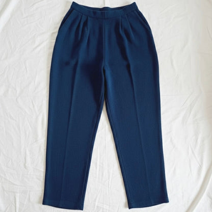 St. John Basics Santana Knit Black Straight Leg Dress Pants Womens 4 FLAW