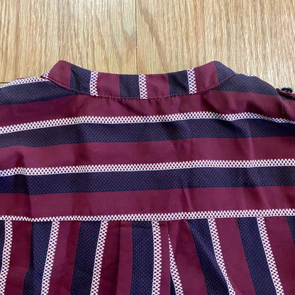 Forever 21 Striped Red White Blouse Shirt Top Womens Medium