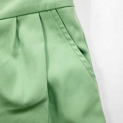 Vintage Pastel Green Classy Romper Playsuit Womens XSmall