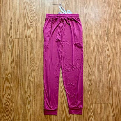 Real Essentials Pink Black & Gray Dry Fit Joggers Pants Bundle Womens Small