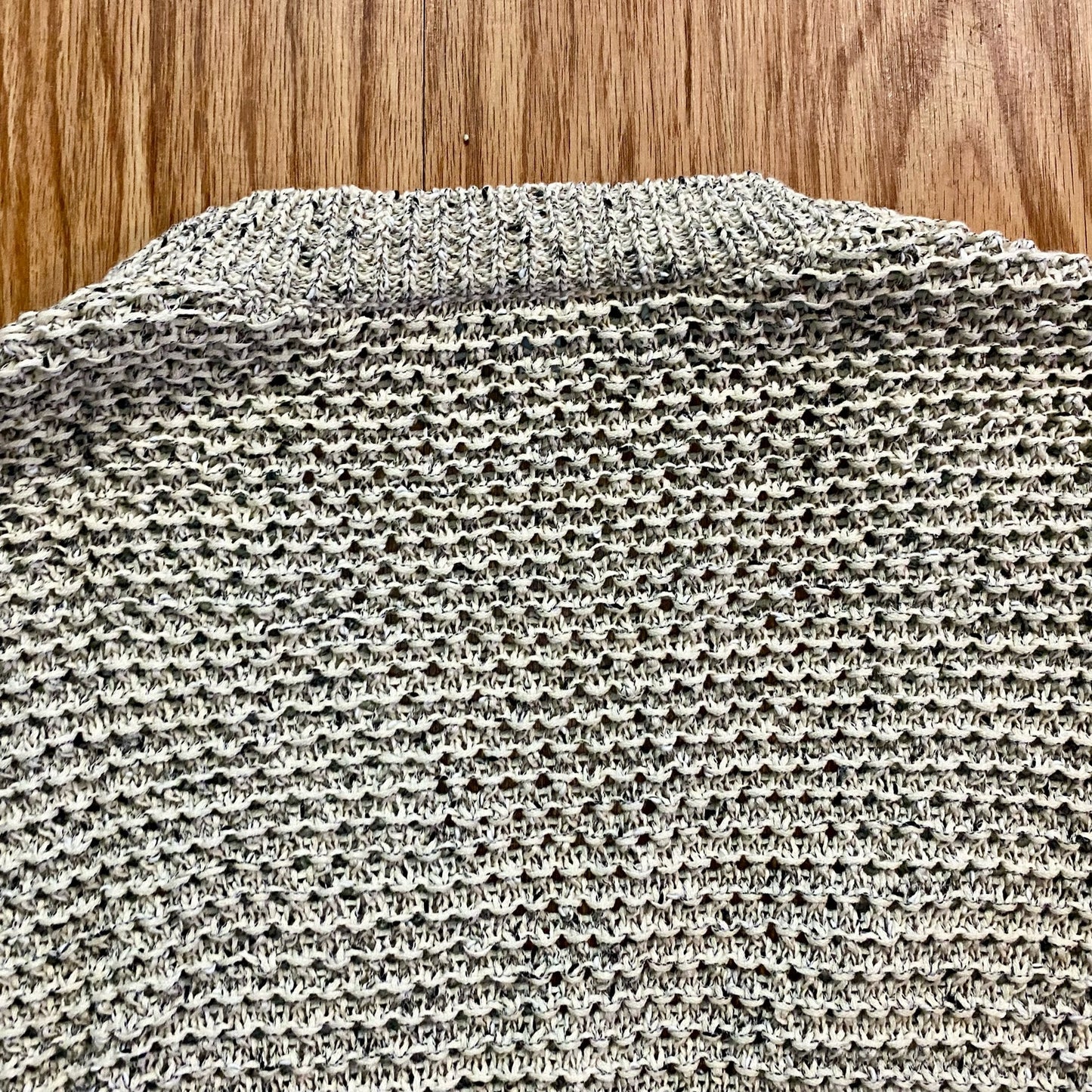 Madewell Cream Gray Marled Hartley Cardigan Sweater Womens Oversized XXSmall