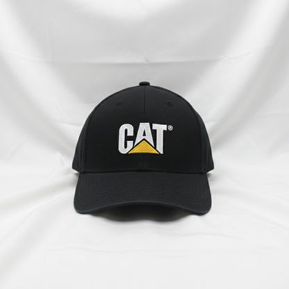 Caterpillar CAT Black Logo Baseball Trucker Hat Unisex Mens One Size