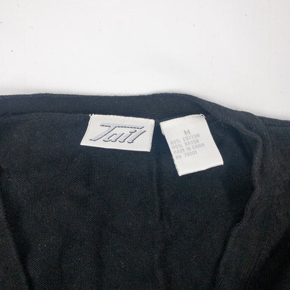 Tail Black Red Colorblock Cardigan Sweater Womens Medium
