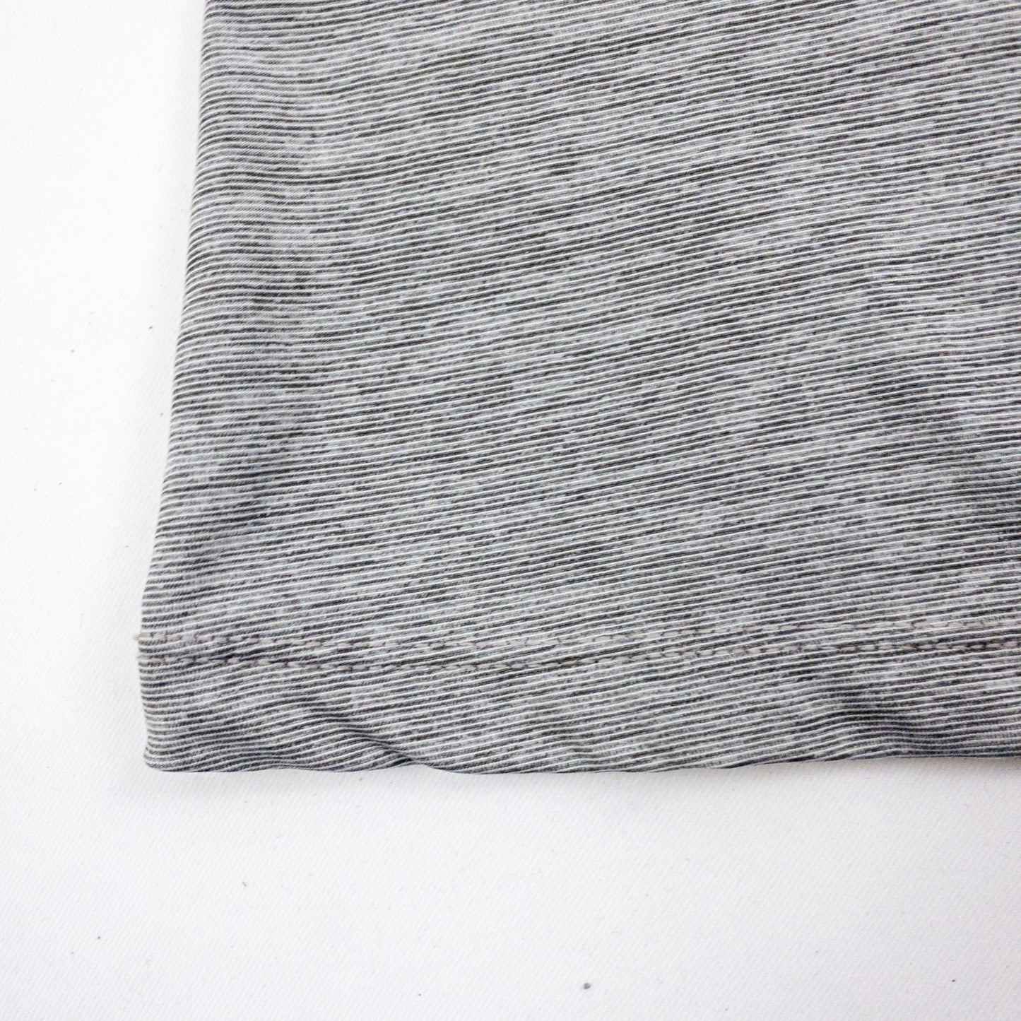 DYI Gray Striped Open Back Athletic Tank Top Womens Small