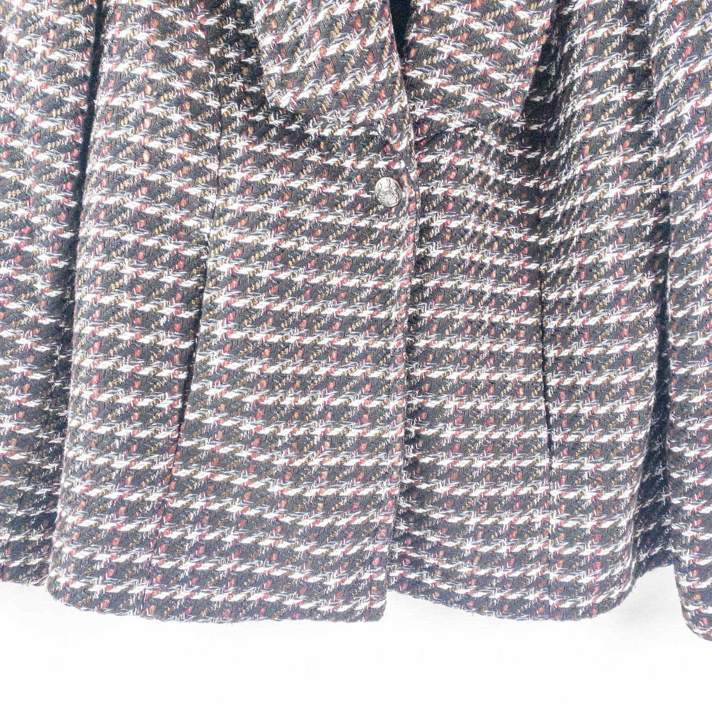 Coldwater Creek Black Metallic Silver Tweed Jacket Coat Womens 16 XLarge