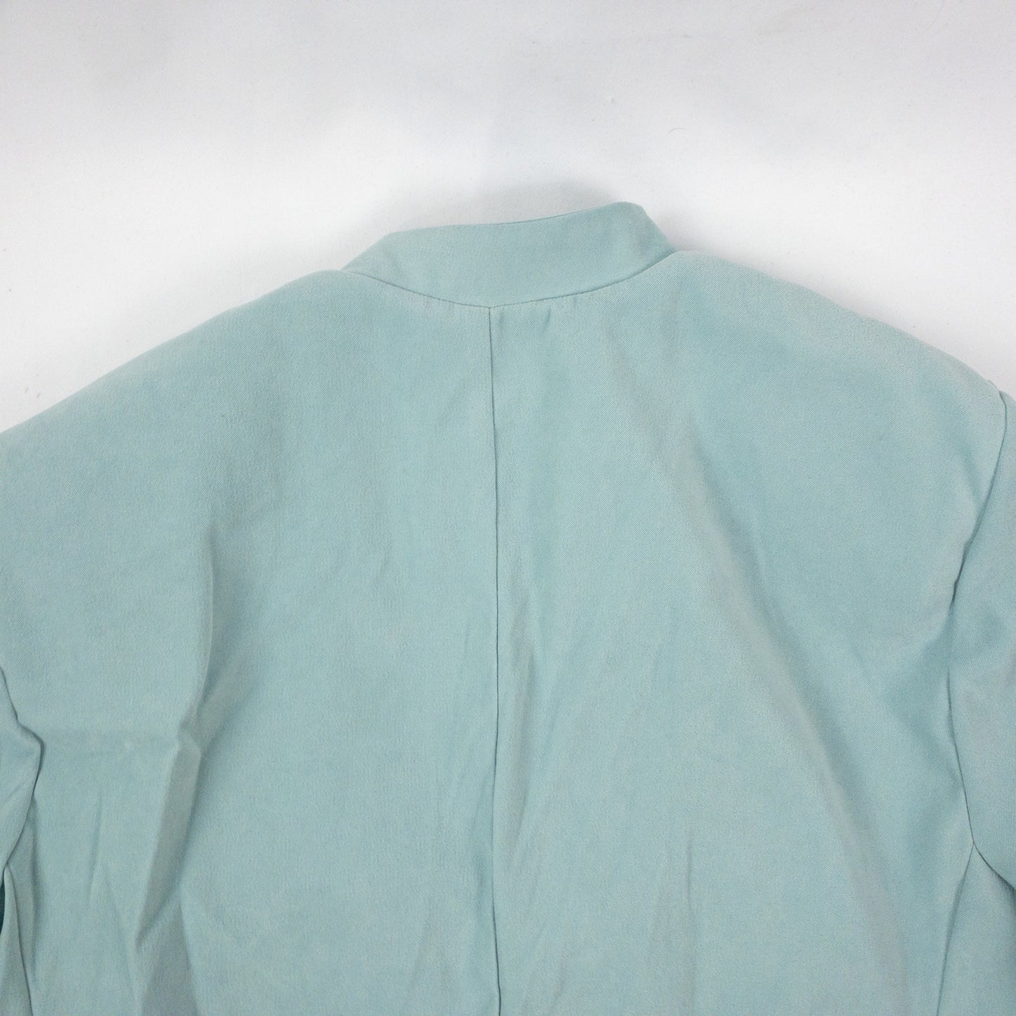 Miss Dorby Pastel Blue Faux Suede Jacket & Tank Set Womens 8 Medium