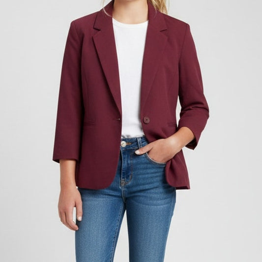 Ci Sono Outerwear Red Blazer Juniors XLarge Womens Medium