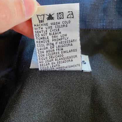 Perceptions Vintage Blue Short Blazer Jacket Womens 14 Large