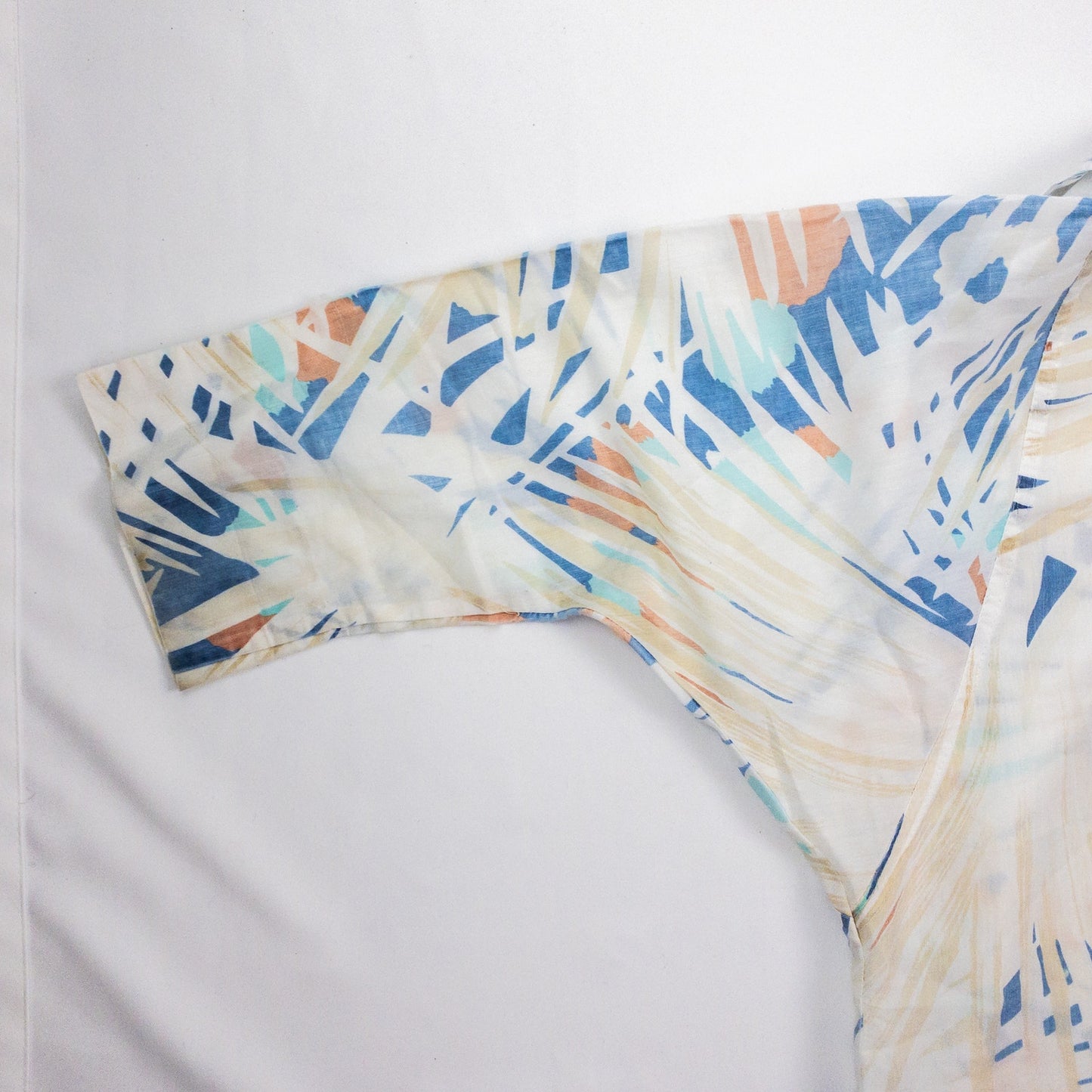 Partners Vintage Hawaiian Blue White Shirt Mens Medium Unisex Womens Large