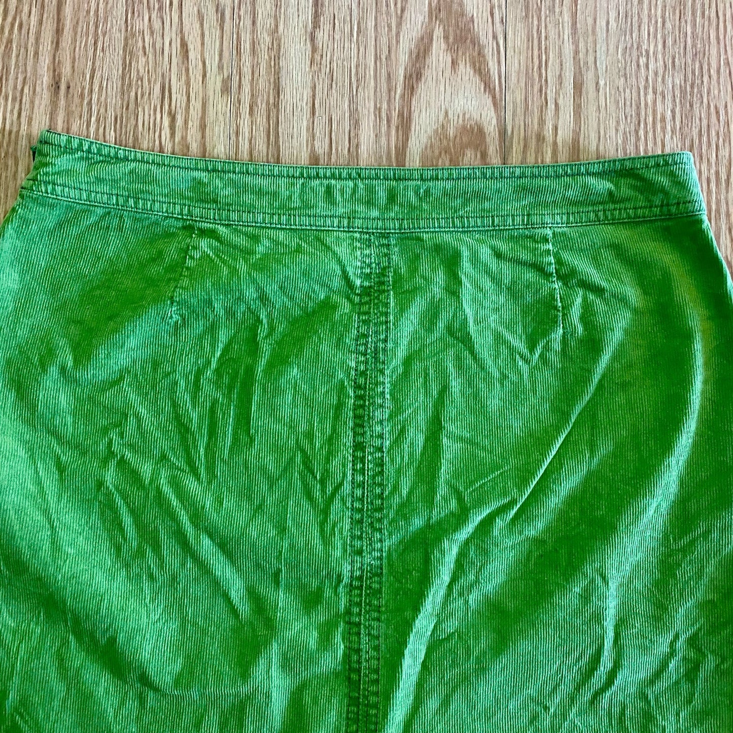 Boden Preppy Green Corduroy Mini Skirt Womens 8 Regular