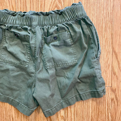 Old Navy Olive Green Soft Utility Alpine Tundra Paper Bag Shorts Womens XSmall