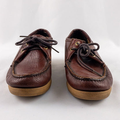 Dexter Vintage Brown Handmade Leather Loafer Shoes Womens 7.5
