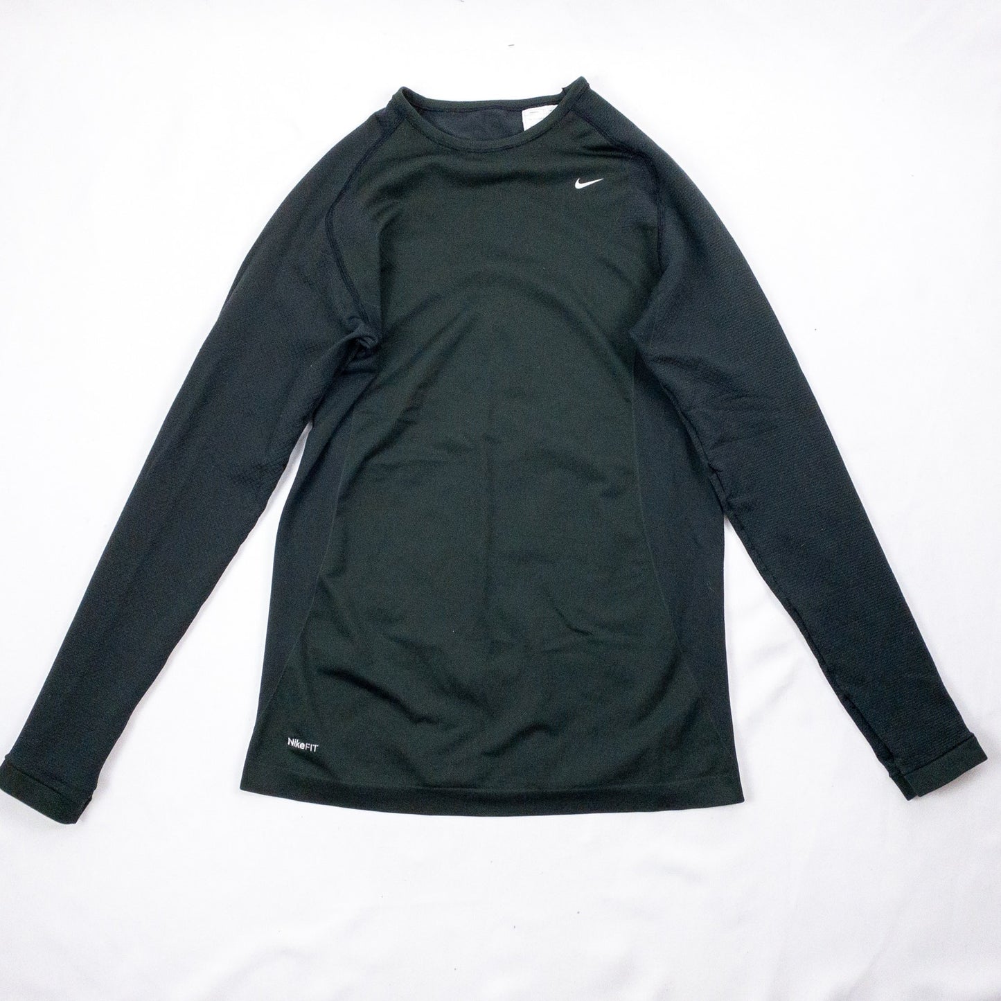 Nike Fit Dry Fit Black Athletic T Shirt Unisex Youth Large Mens Small