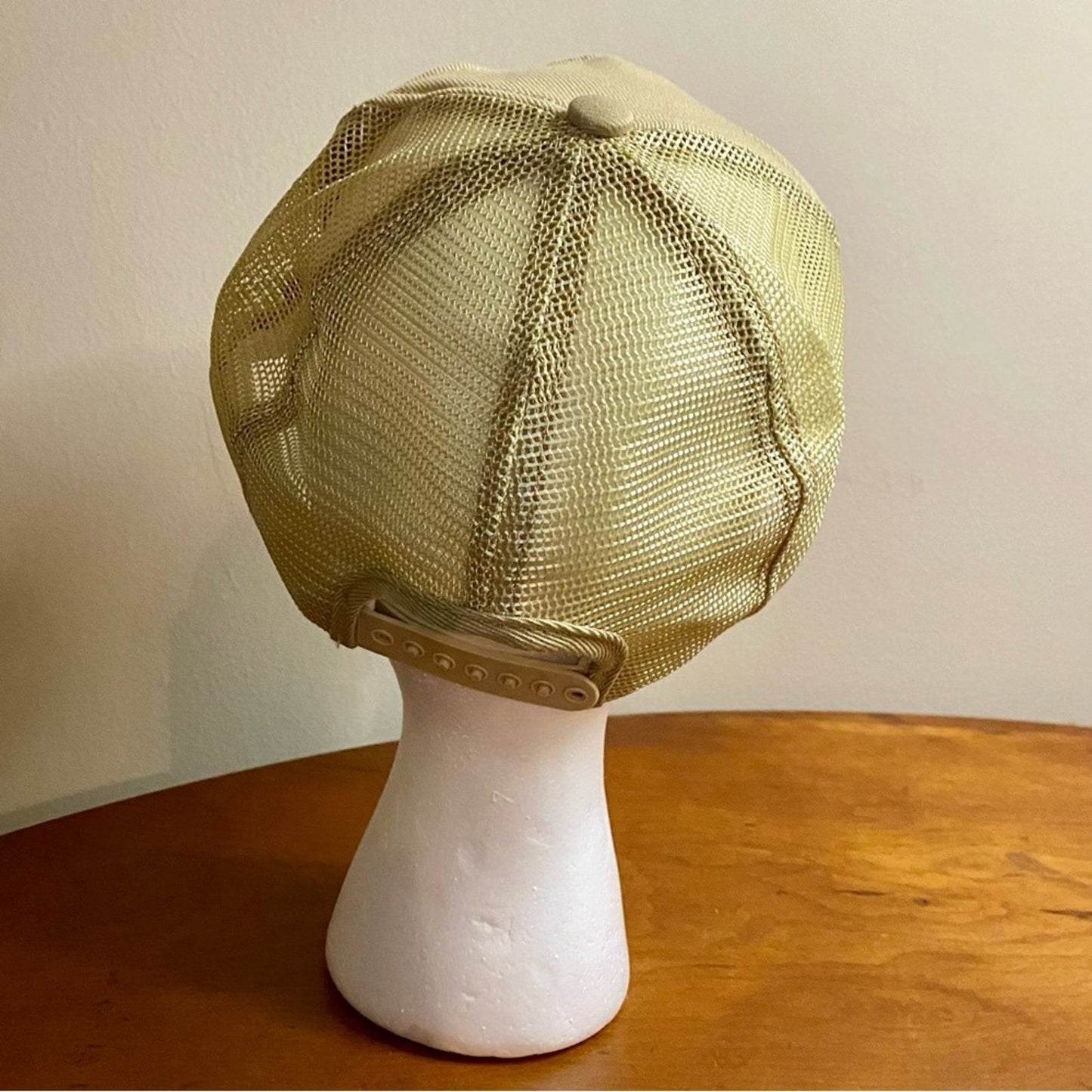 Swingster Vintage Lasso Dealer Illinois Tan Trucker Hat Unisex Mens One Size