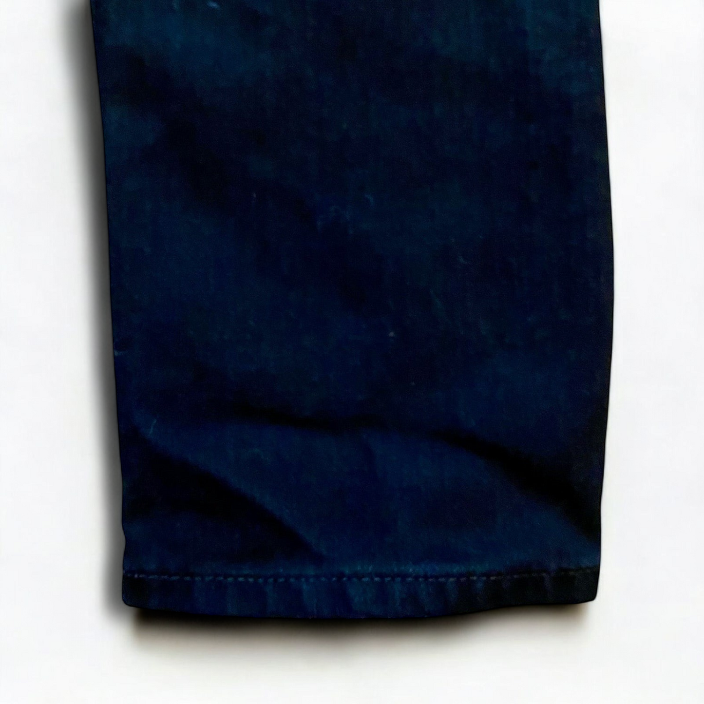 Hudson black Collin Flap skinny jeans laid flat showing front and back details with flap pockets and double button closure image 9