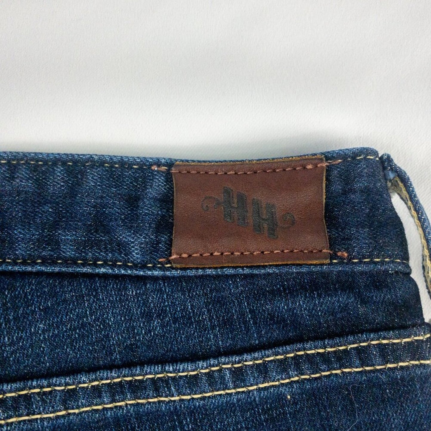 Anthropologie Holding Horses Blue Denim Boy Shorts Womens 27