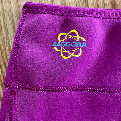 Zaggora HotPants Purple Cropped Outdoor Leggings Womens Medium