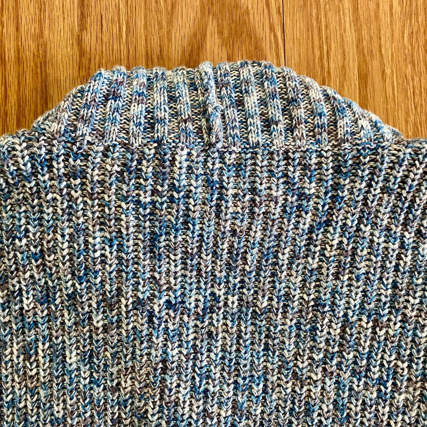 CAbi Love Carol Napa #3165 Blue Knit Duster Sweater Vest Womens XXS