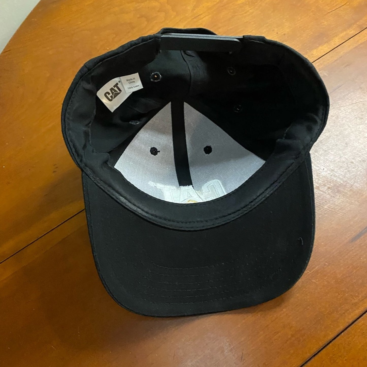 Caterpillar CAT Black Logo Baseball Trucker Hat Unisex Mens One Size