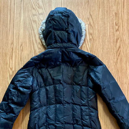 Eddie Bauer Goose Down Ski Lodge Puffer Parka Jacket Coat Womens Small