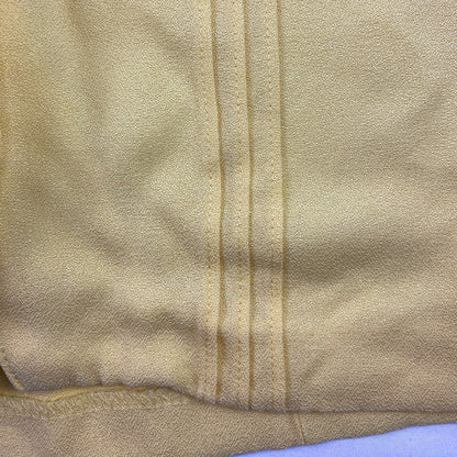 Sag Harbor Vintage Yellow Button Front Blouse Womens Small