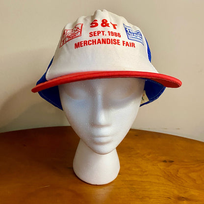 DA S&T Hardware Vintage White Trucker Hat Unisex Mens One Size