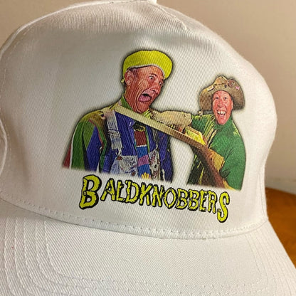 Baldknobbers Vintage White Comedy Show Trucker Hat Unisex Mens One Size