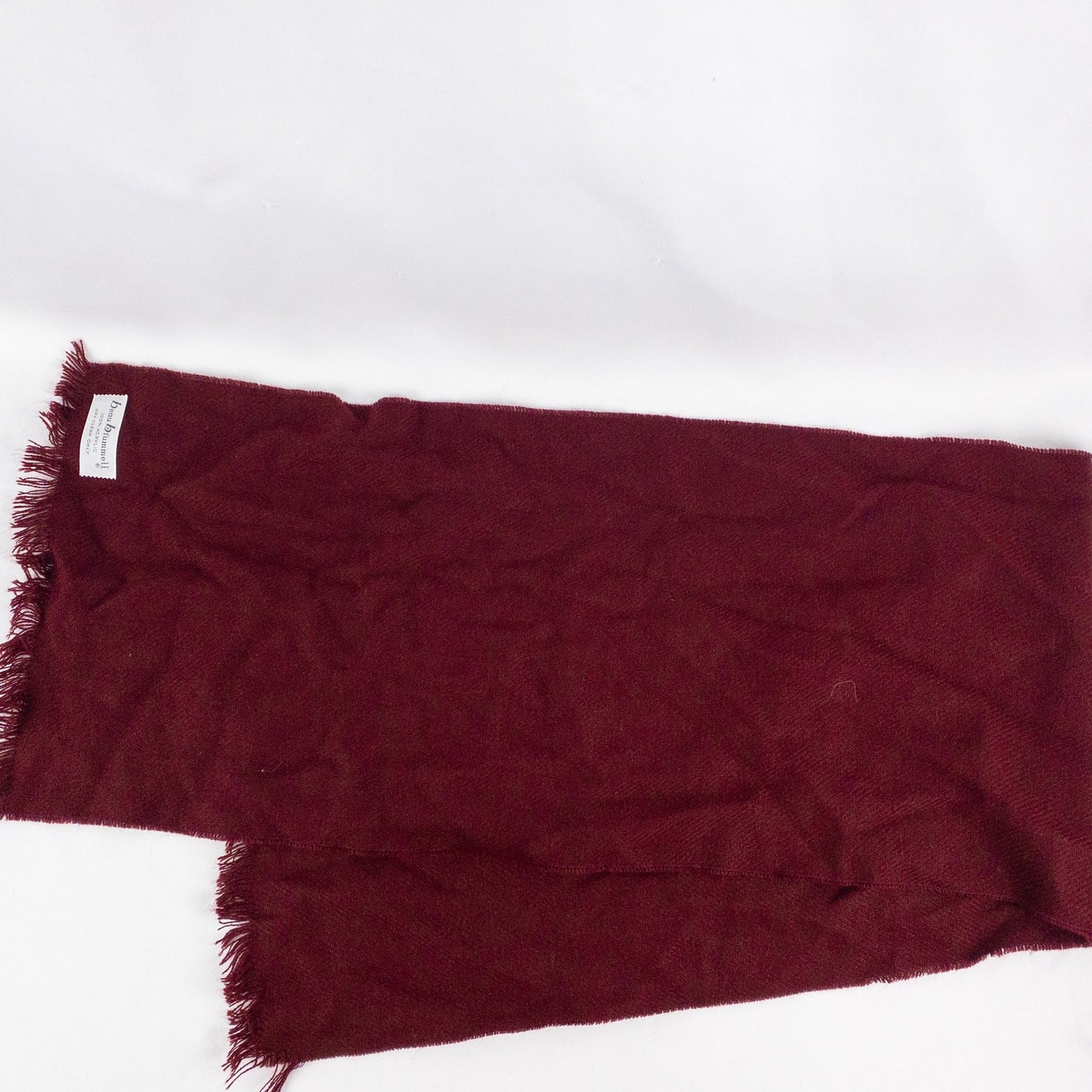 Beau Brummell Vintage Red Knit Scarf Unisex Mens Womens One Size