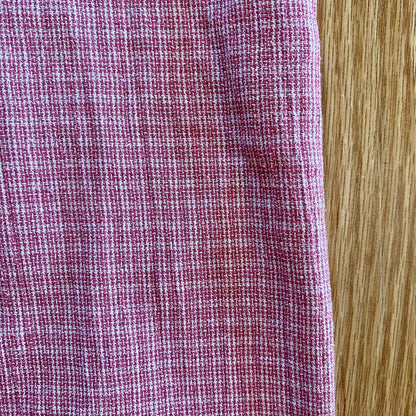 Koret Vintage Red Gingham Beaded Embroidered Button-up Shirt Womens Large