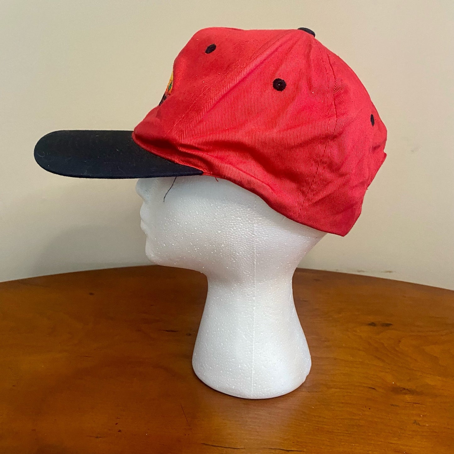 Stewart Seeds Red Adjustable Snapback IN-DE Baseball Hat Unisex Mens One Size