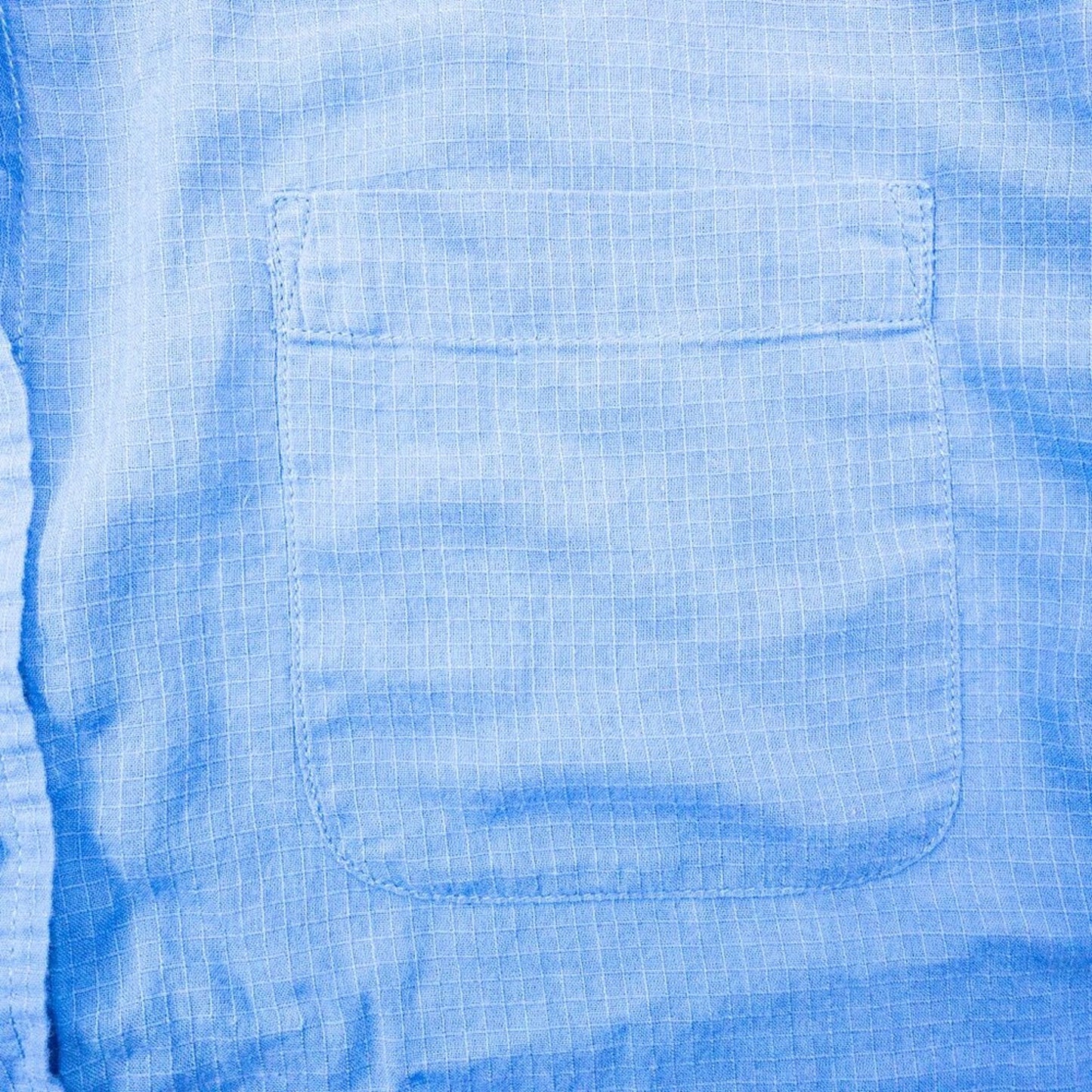 Jones New York Blue Cotton Button Down Shirt Womens Medium