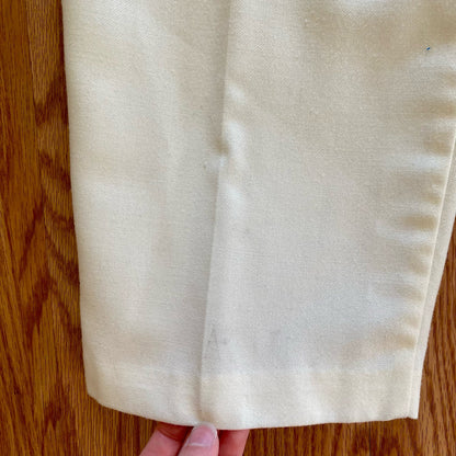 Counterparts Vintage White Pleated Pants Womens 27 Waist